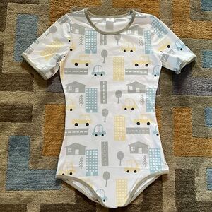 Lil Drop of Honey Adult Baby ABDL Bodysuit Diaper Cover Nursery Print City Cars